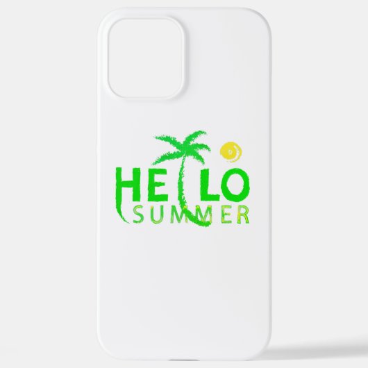 Hallo Sommer iPhone Hülle (Rückseite)