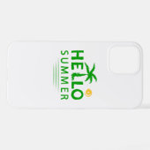 Hallo Sommer iPhone Hülle (Rückseite (Horizontal))