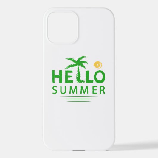 Hallo Sommer iPhone Hülle (Rückseite)