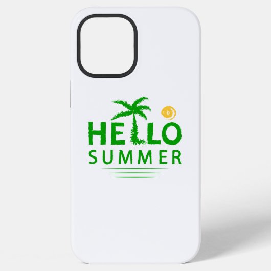 Hallo Sommer iPhone Hülle (Rückseite)