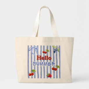 Hallo Sommer Jumbo Stoffbeutel