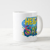Hallo Sommer Jumbo-Tasse (Vorderseite Rechts)