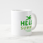 Hallo Sommer Jumbo-Tasse (Vorderseite Rechts)