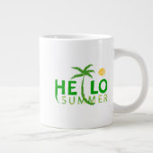 Hallo Sommer Jumbo-Tasse (Rechts)
