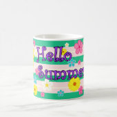 Hallo Sommer! Kaffeetasse (Mittel)