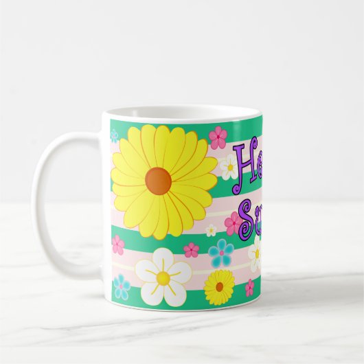 Hallo Sommer! Kaffeetasse (Links)
