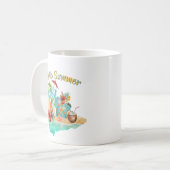 Hallo Sommer Kaffeetasse (Vorderseite Links)