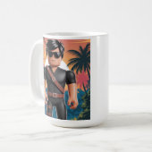 Hallo Sommer Kaffeetasse (Vorderseite Links)