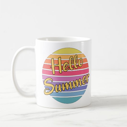 Hallo Sommer Kaffeetasse (Links)