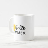 Hallo Sommer Kaffeetasse (Vorderseite Links)