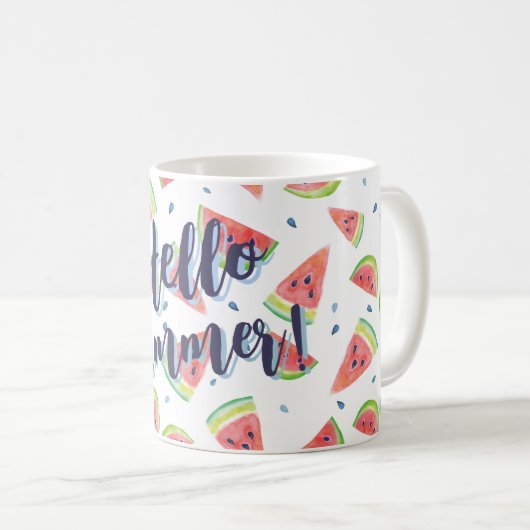 Hallo Sommer Kaffeetasse (VorderseiteRechts)