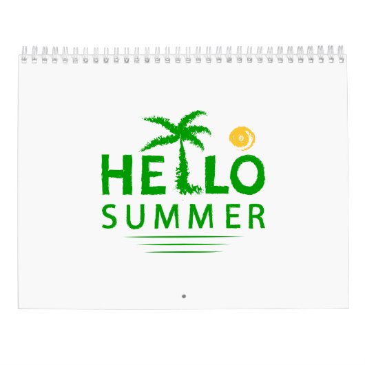 Hallo Sommer Kalender (Rückseite)