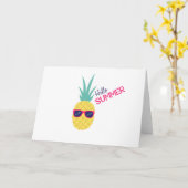 Hallo Sommer Karte (Gelbe Blume)