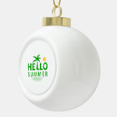 Hallo Sommer Keramik Kugel-Ornament (Rechts)