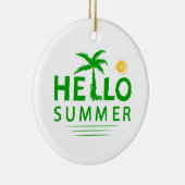 Hallo Sommer Keramik Ornament (Rechts)