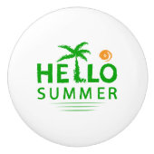 Hallo Sommer Keramikknauf (Vorderseite)
