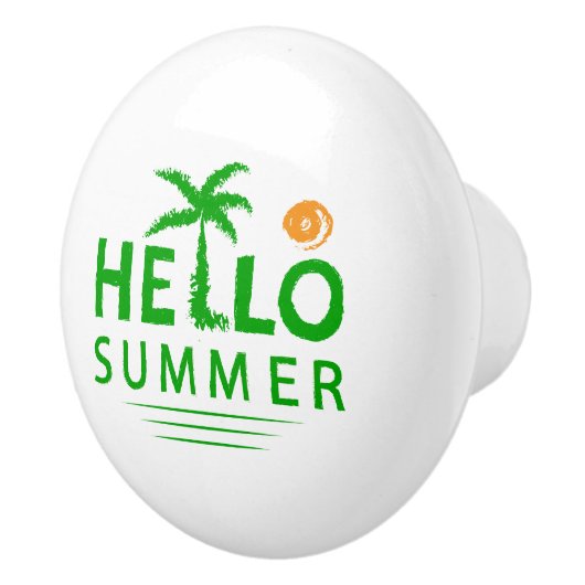 Hallo Sommer Keramikknauf (Rechts)