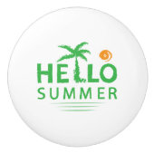 Hallo Sommer Keramikknauf (Vorderseite)