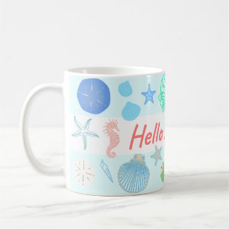 Hallo Sommer Küste Kaffeetasse