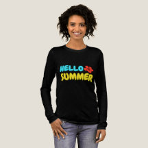 Hallo Sommer Langarmshirt
