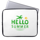 Hallo Sommer Laptopschutzhülle (Vorderseite)