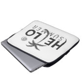Hallo Sommer Laptopschutzhülle (Vorne Knopf)