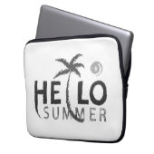 Hallo Sommer Laptopschutzhülle (Vorderseite Links)