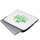 Hallo Sommer Laptopschutzhülle (Vorne Knopf)