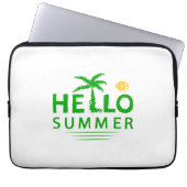 Hallo Sommer Laptopschutzhülle (Vorderseite)