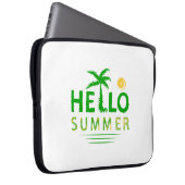 Hallo Sommer Laptopschutzhülle (Vorne Rechts)