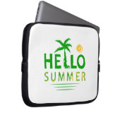 Hallo Sommer Laptopschutzhülle (Vorne Rechts)
