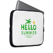 Hallo Sommer Laptopschutzhülle (Vorne Rechts)