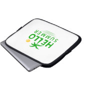 Hallo Sommer Laptopschutzhülle (Vorne Knopf)