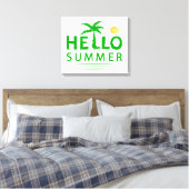 Hallo Sommer Leinwanddruck (Insitu (Schlafzimmer))