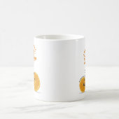 Hallo Sommer, lustiger Retrobike-T - Shirt Throw P Kaffeetasse (Mittel)