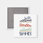 Hallo Sommer Magnet (Vorderseite/Rückseite)