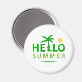 Hallo Sommer Magnet (Vorderseite/Rückseite)