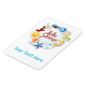 Hallo Sommer Magnet (Linke Seite)