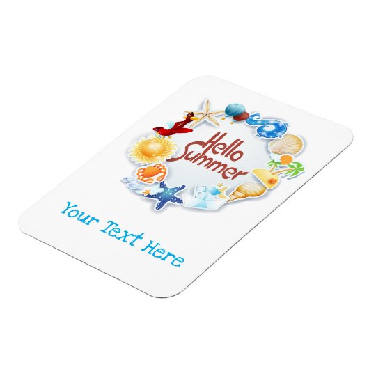 Hallo Sommer Magnet (Linke Seite)