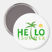 Hallo Sommer Magnet (Vorderseite/Rückseite)