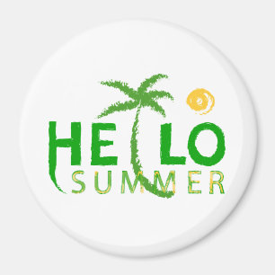Hallo Sommer Magnet