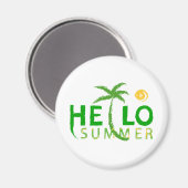Hallo Sommer Magnet (Vorderseite/Rückseite)