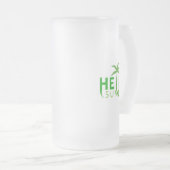 Hallo Sommer Mattglas Bierglas (VorderseiteRechts)