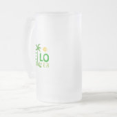Hallo Sommer Mattglas Bierglas (Vorderseite Links)
