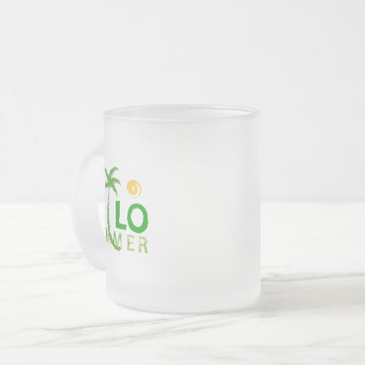 Hallo Sommer Mattglastasse (Vorderseite Links)