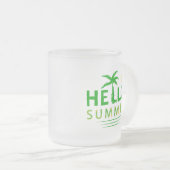 Hallo Sommer Mattglastasse (VorderseiteRechts)