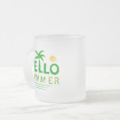 Hallo Sommer Mattglastasse (Vorderseite Links)