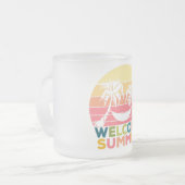 HALLO SOMMER MATTGLASTASSE (Vorderseite Links)