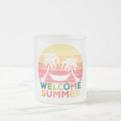 HALLO SOMMER MATTGLASTASSE (Mittel)