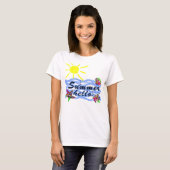 Hallo Sommer Meer und Sonne T-Shirt (Vorne ganz)